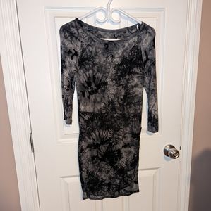 Gray & Black Mini Dress Size XS